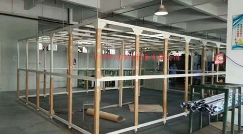 萬級潔凈棚制作現場 萬級潔凈棚制作現場